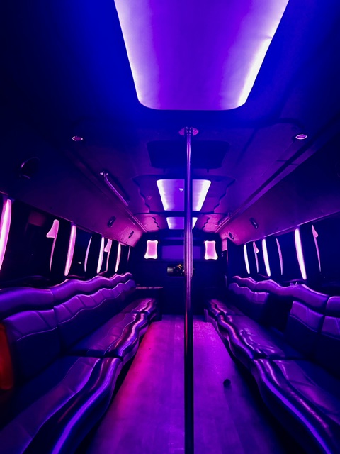 Luxury Party Bus Interior